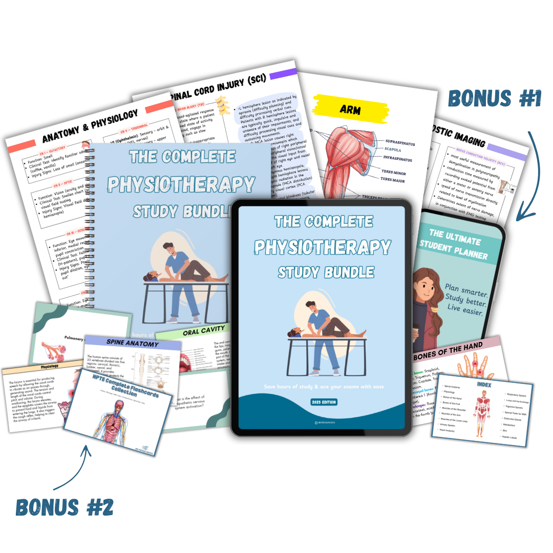 The Complete Physiotherapy study bundle